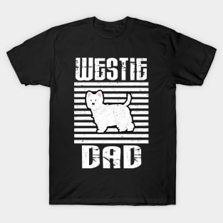 Westie Dad Proud Dogs T-Shirt